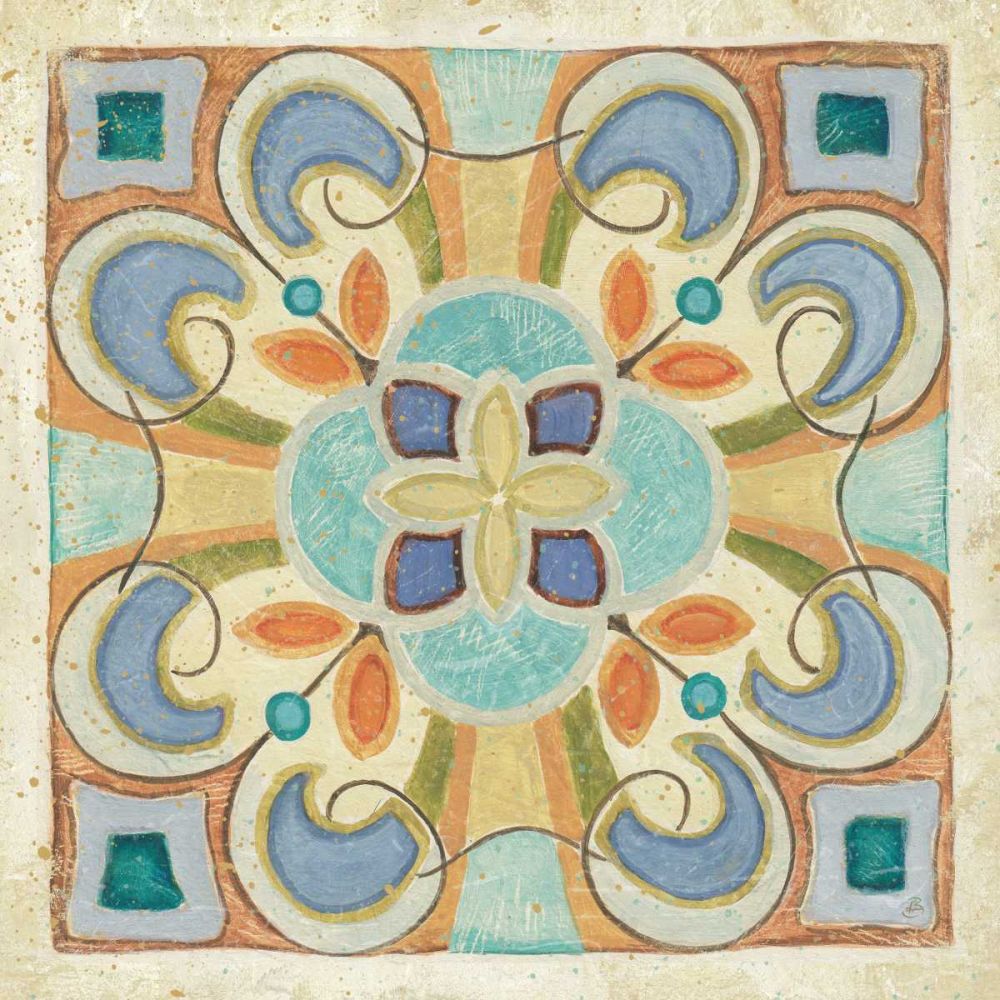 Birds Garden Tile II art print by Daphne Brissonnet for $57.95 CAD