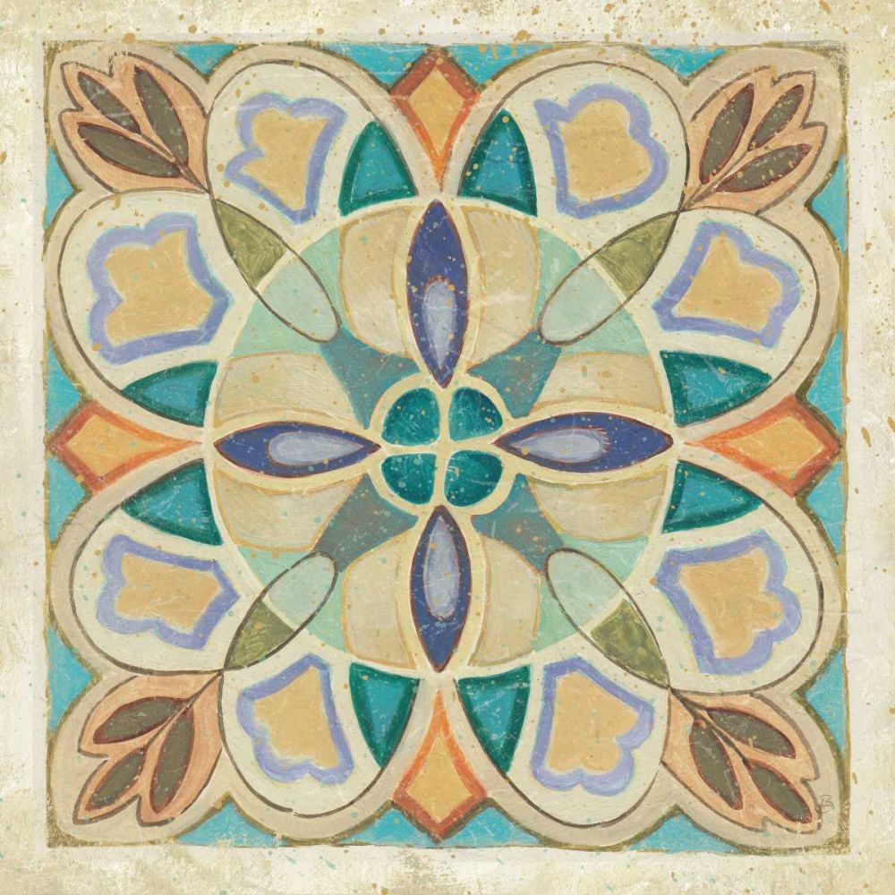 Birds Garden Tile III art print by Daphne Brissonnet for $57.95 CAD