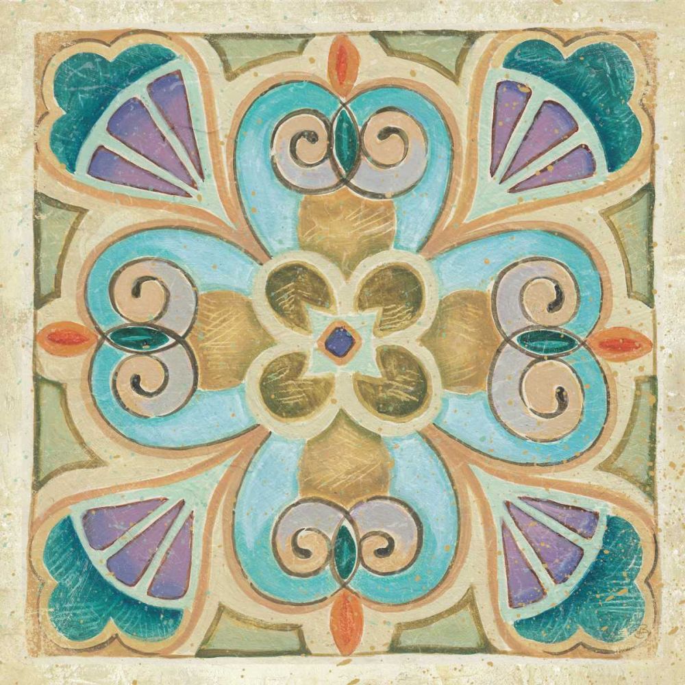 Birds Garden Tile IV art print by Daphne Brissonnet for $57.95 CAD