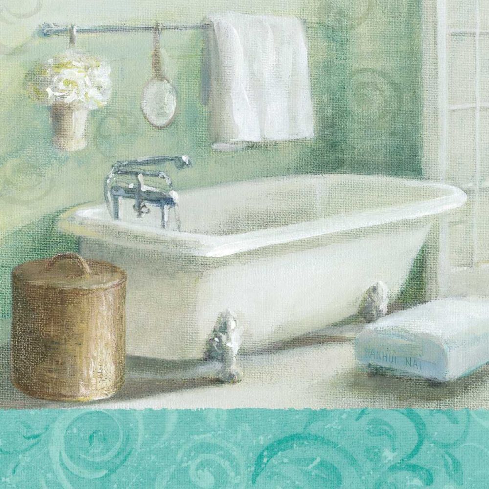 Refresh Bath Border I art print by Danhui Nai for $57.95 CAD