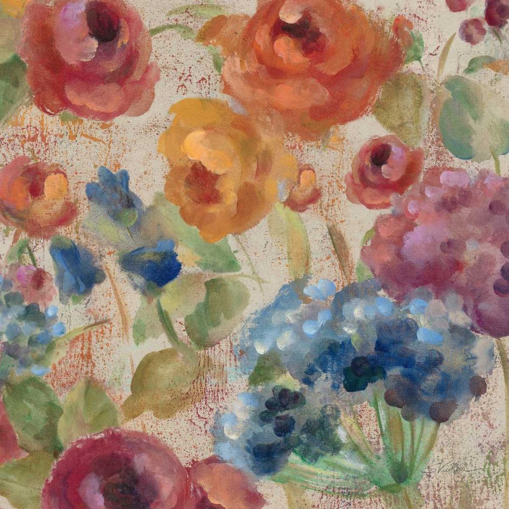 April Rain Flowers III art print by Silvia Vassileva for $57.95 CAD