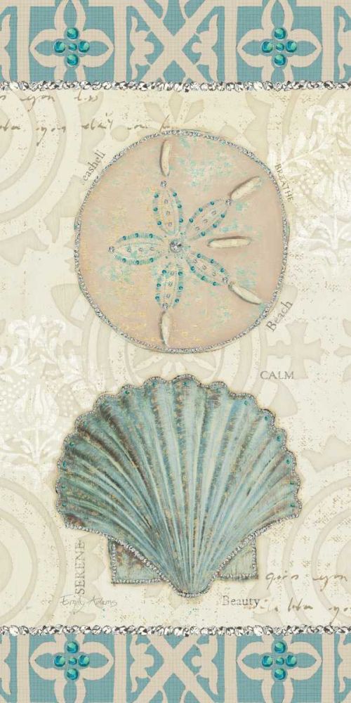 Beach Treasures II art print by Emily Adams for $57.95 CAD