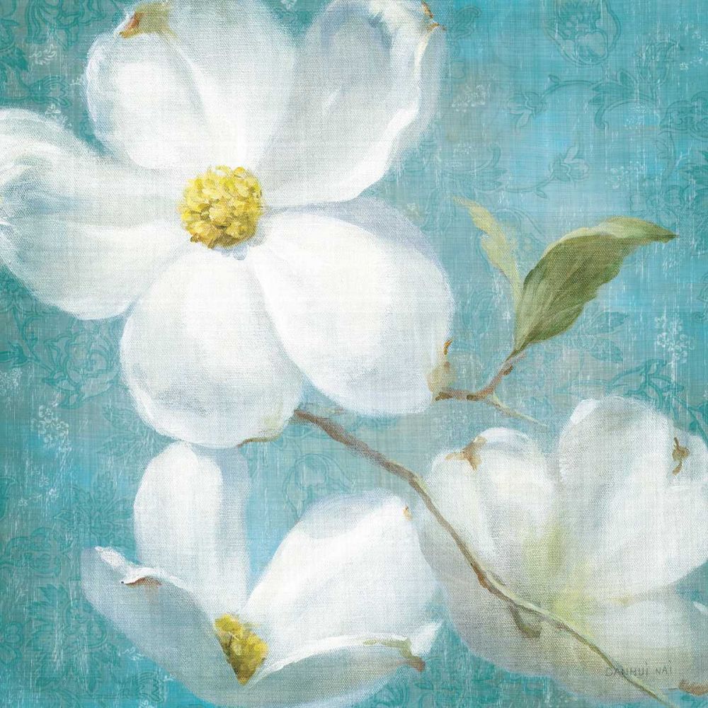 Indiness Blossom Square Vintage IV art print by Danhui Nai for $57.95 CAD