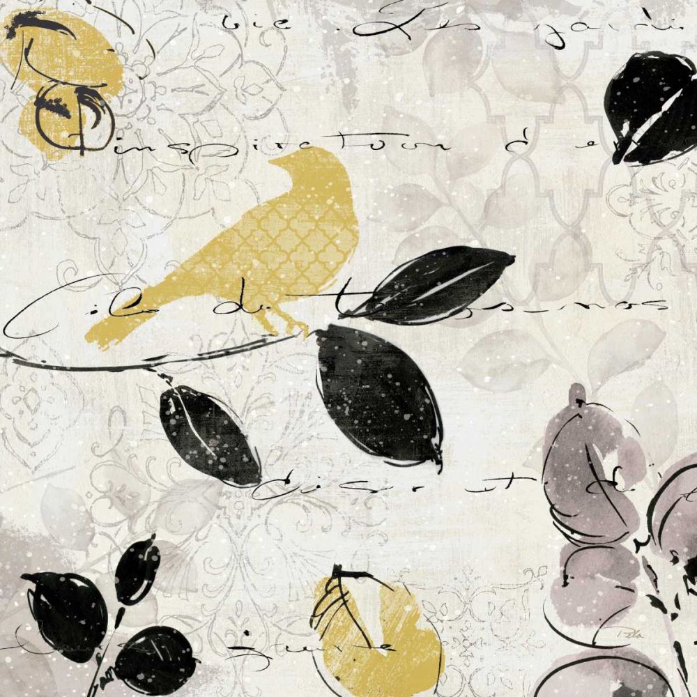 Plume and Motif I art print by Pela ERR for $57.95 CAD