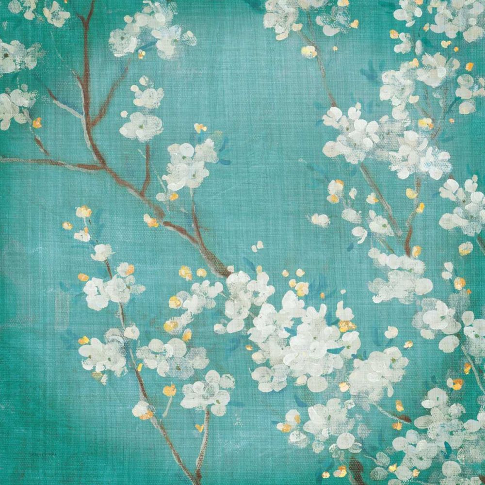 White Cherry Blossoms II art print by Danhui Nai for $57.95 CAD