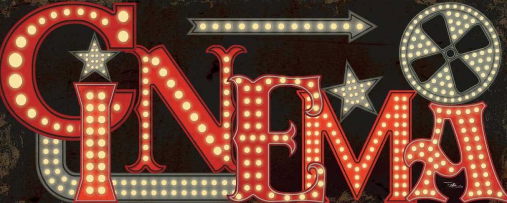 Movie Lights I art print by Pela Studio for $57.95 CAD