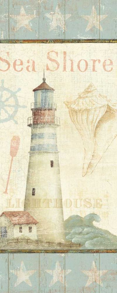 Coastal Shells I art print by Daphne Brissonnet for $57.95 CAD
