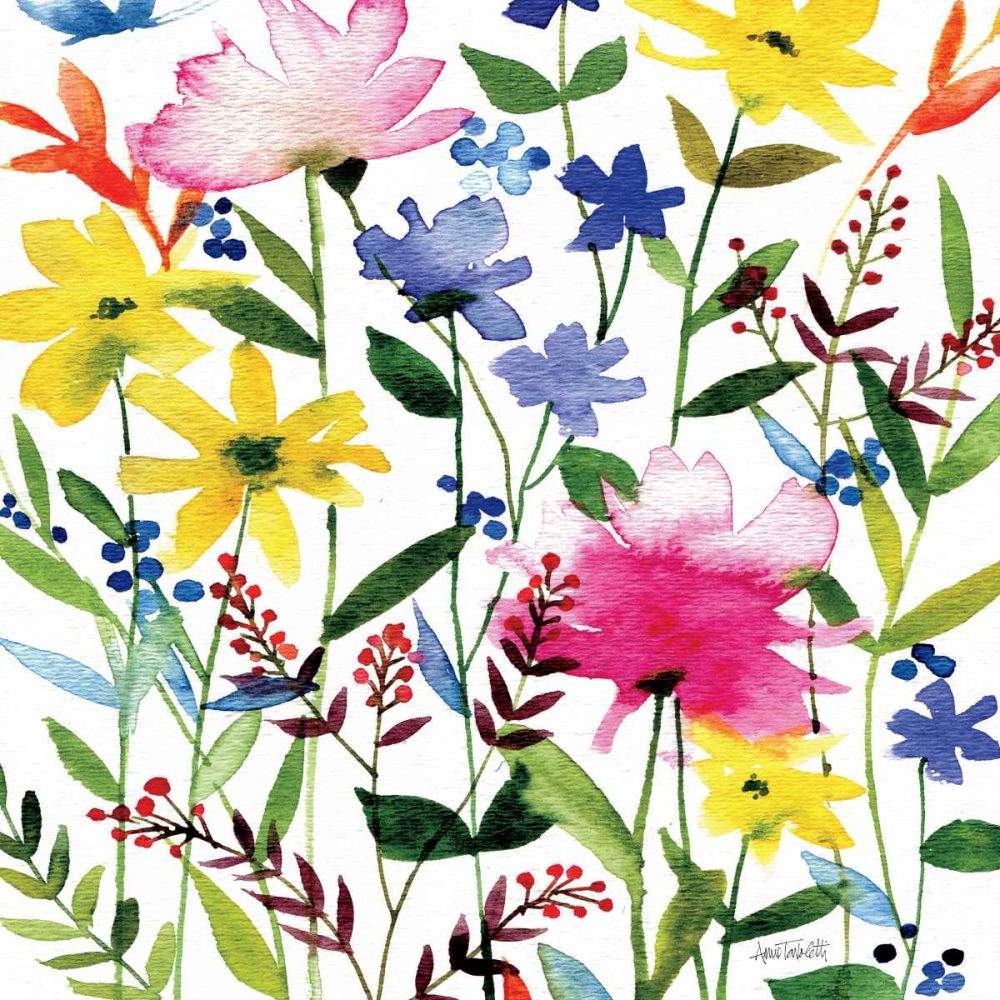 Annes Flowers Crop II art print by Anne Tavoletti for $57.95 CAD