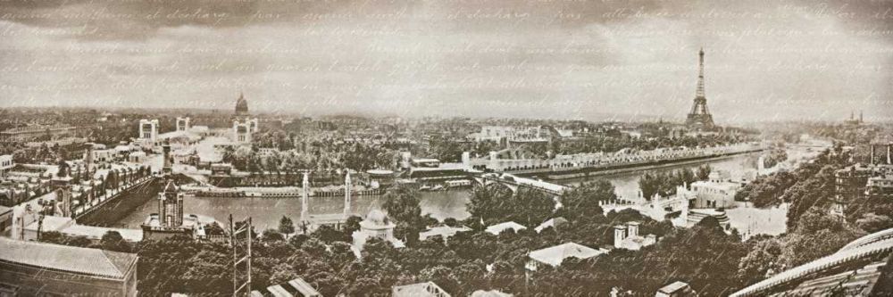 Paris Panorama art print by Wild Apple Portfolio for $57.95 CAD