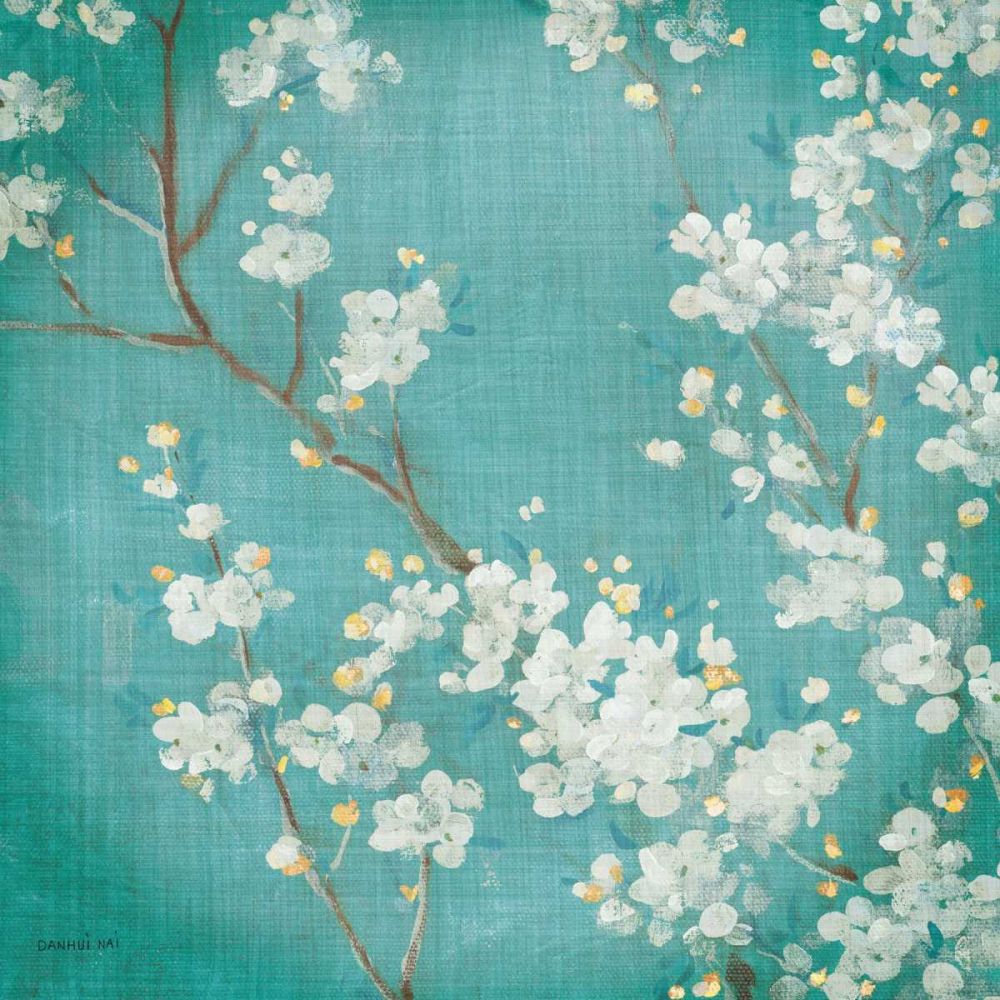 White Cherry Blossoms II art print by Danhui Nai for $57.95 CAD