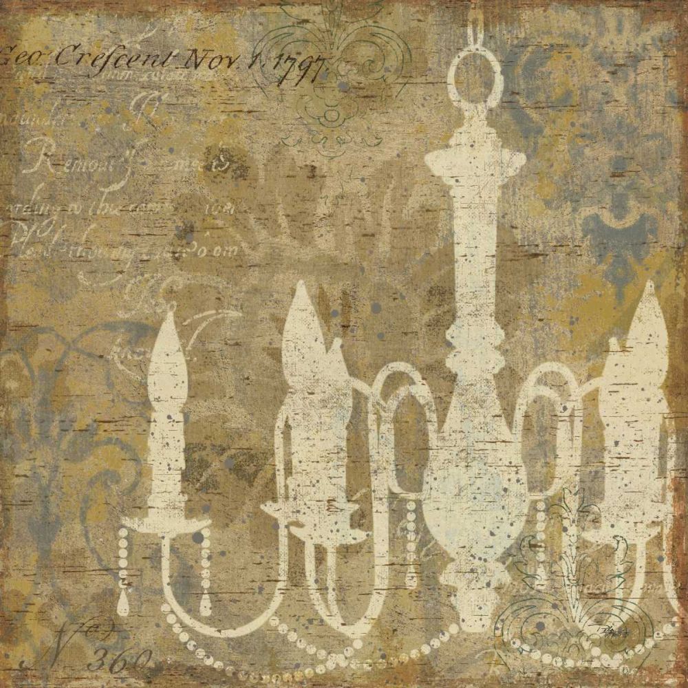 Faded Ornate I Gray no Butterfly art print by Pela Studio for $57.95 CAD