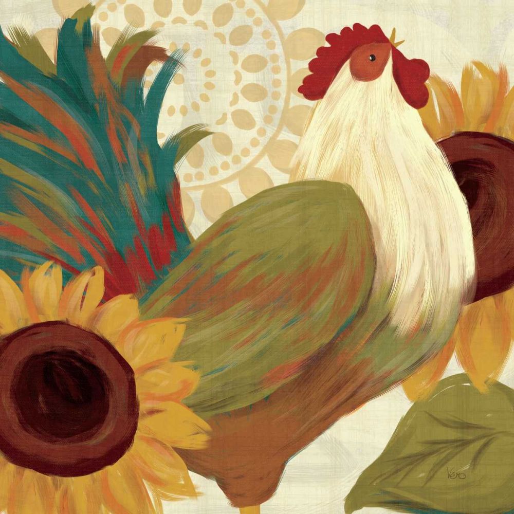 Spice Roosters I art print by Veronique Charron for $57.95 CAD