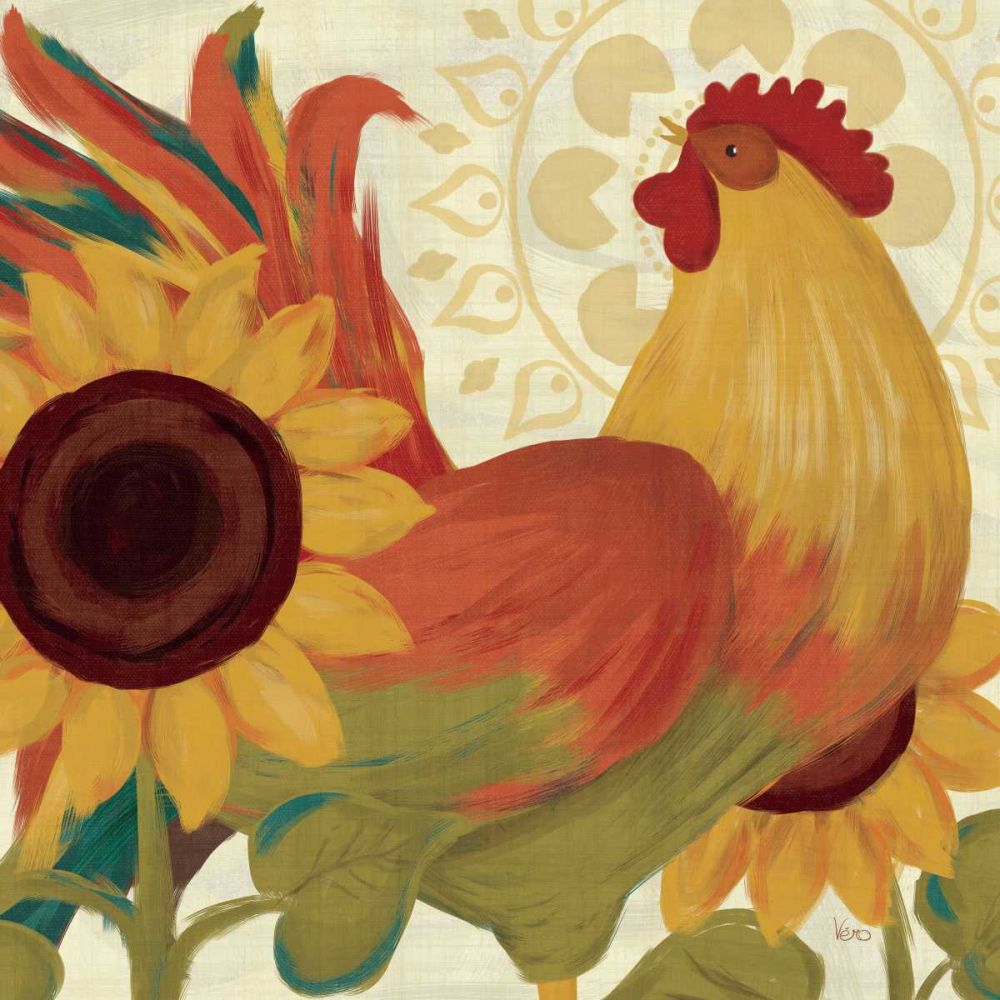 Spice Roosters II art print by Veronique Charron for $57.95 CAD