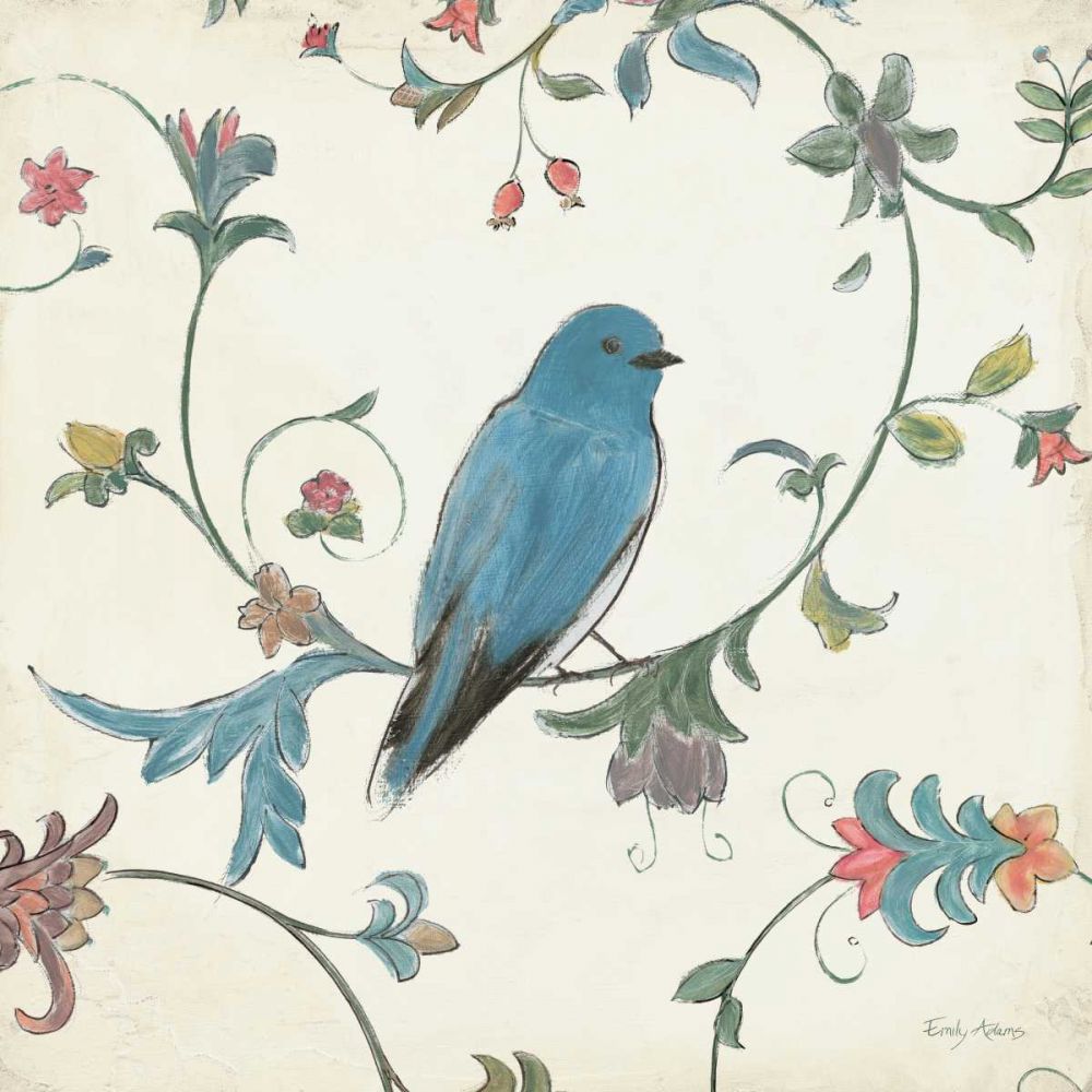 Birds Gem I art print by Emily Adams for $57.95 CAD