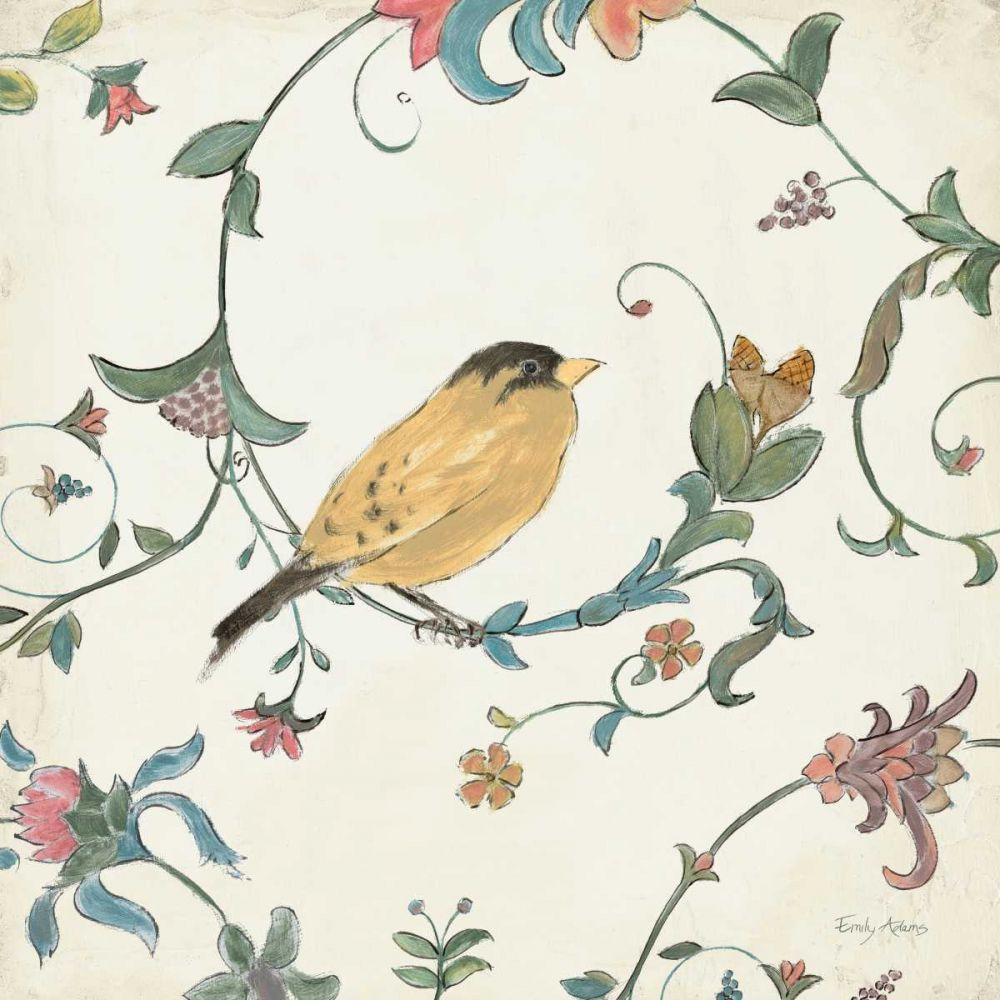 Birds Gem III art print by Emily Adams for $57.95 CAD