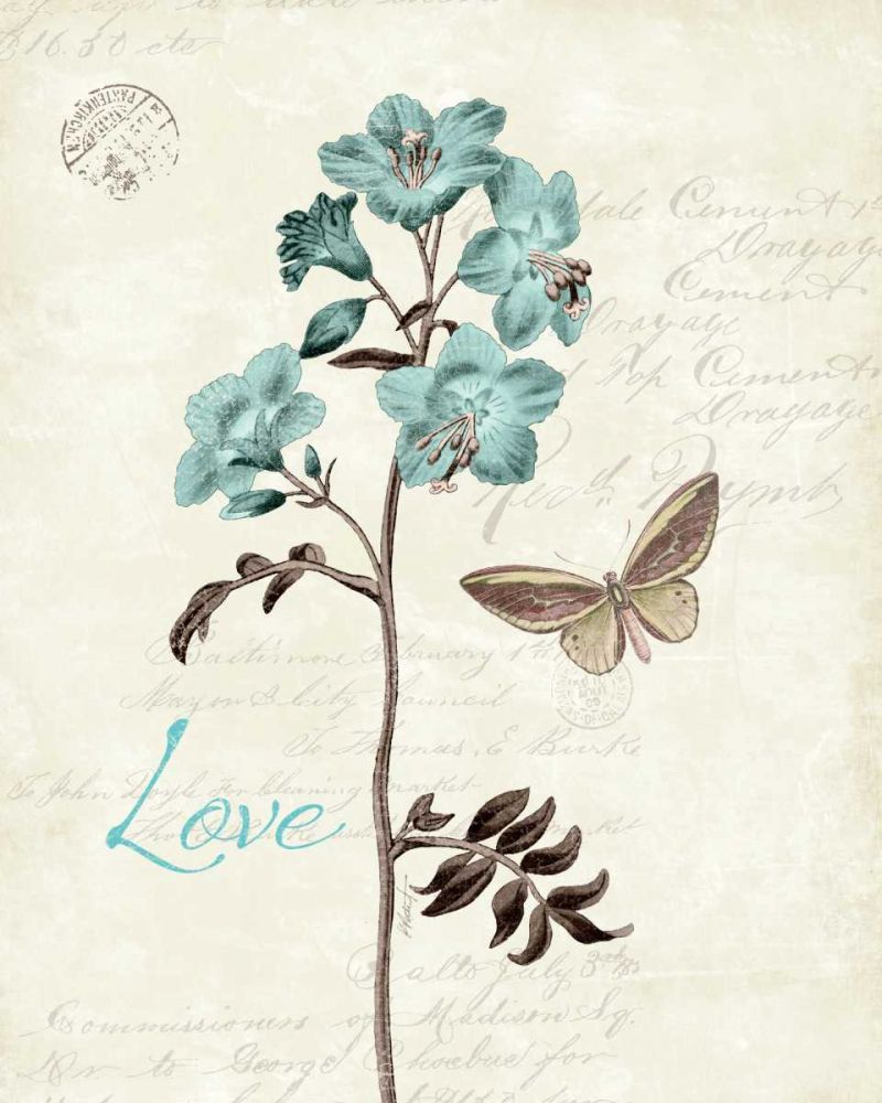 Slated Blue I art print by Katie Pertiet for $57.95 CAD