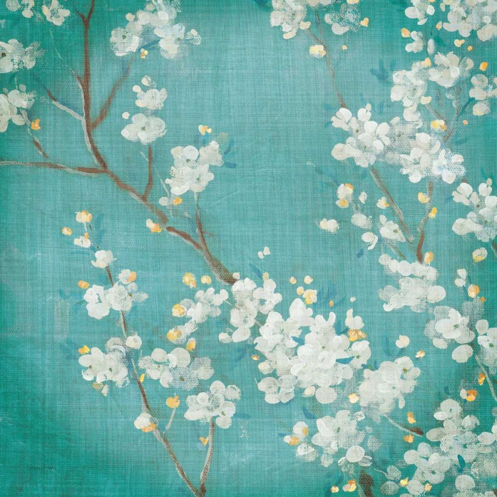 White Cherry Blossoms II art print by Danhui Nai for $57.95 CAD