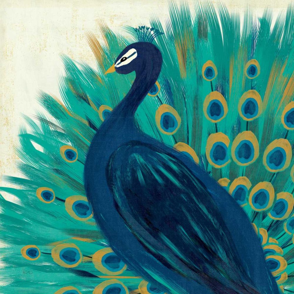 Proud as a Peacock II art print by Veronique Charron for $57.95 CAD