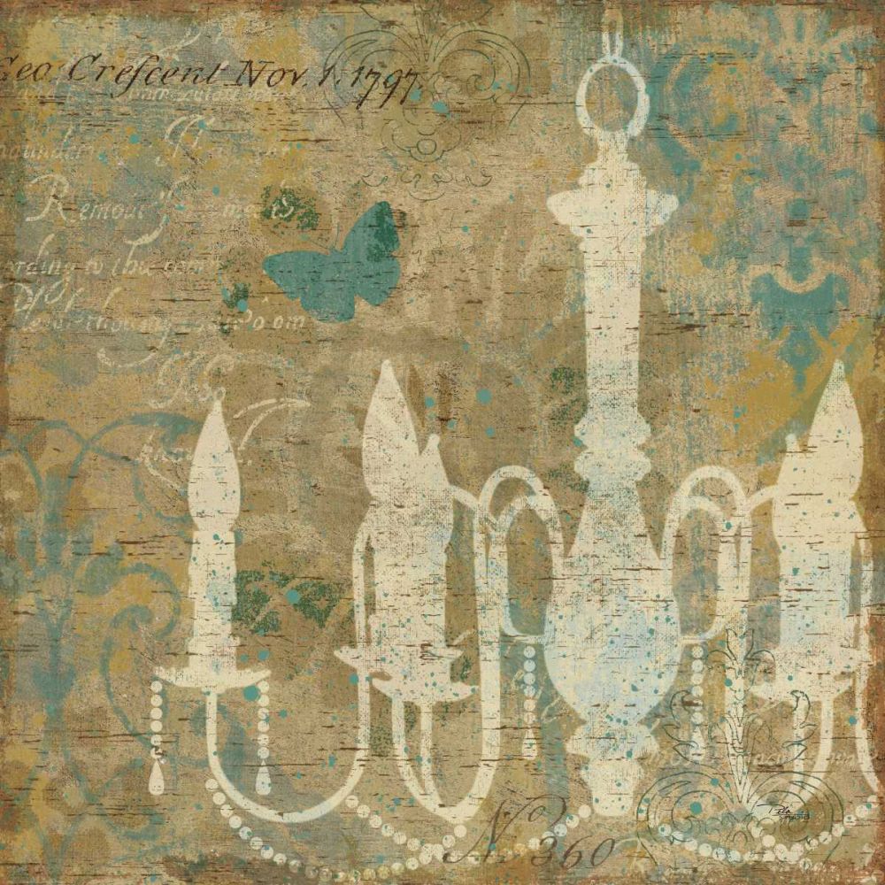 Faded Ornate II Aqua art print by Pela Studio for $57.95 CAD