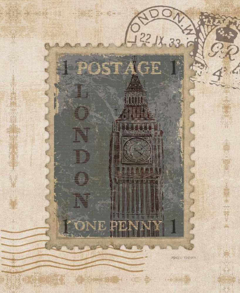 Iconic Stamps IV art print by Marco Fabiano for $57.95 CAD
