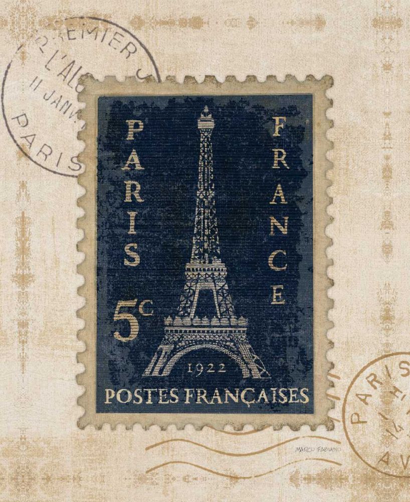 Iconic Stamps I art print by Marco Fabiano for $57.95 CAD
