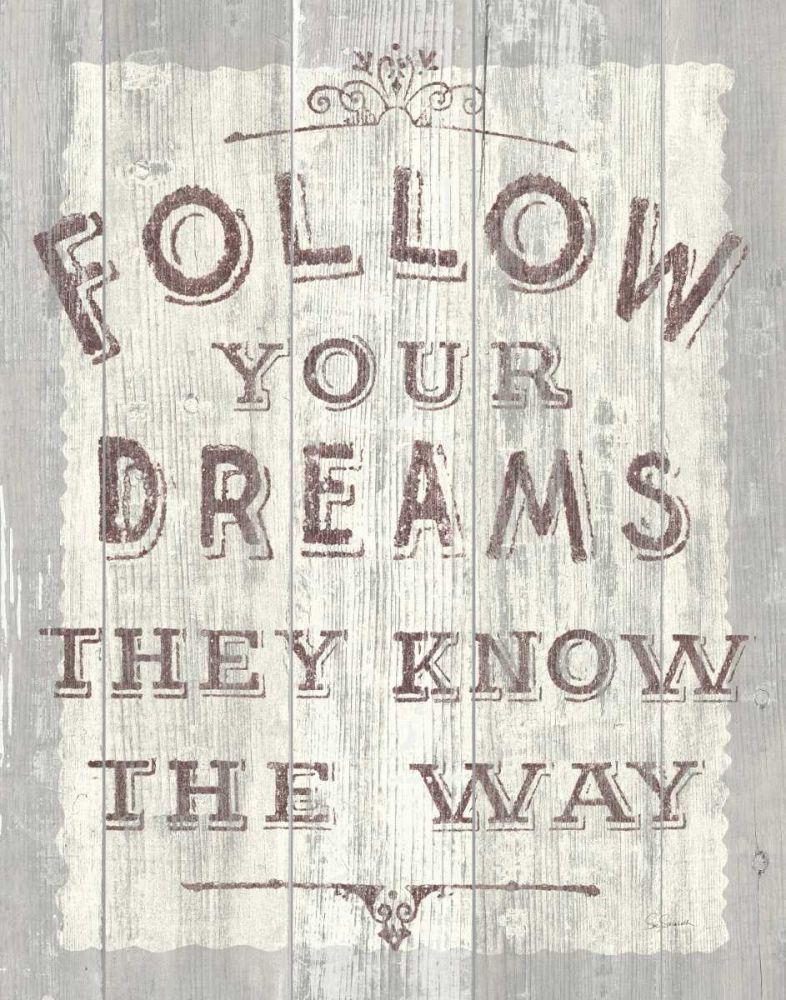 Follow Dreams Driftwood art print by Sue Schlabach for $57.95 CAD