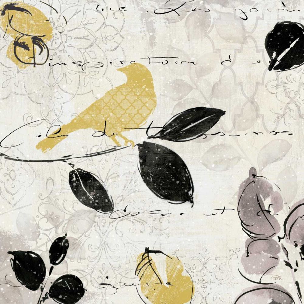 Plume and Motif I art print by Pela ERR for $57.95 CAD