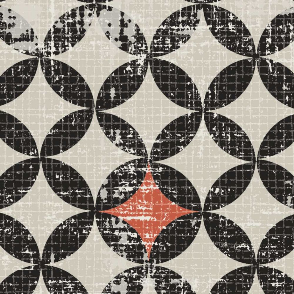 Geometric Patchwork Puree Pumpkin Square IV v.2 art print by Pela Studio for $57.95 CAD