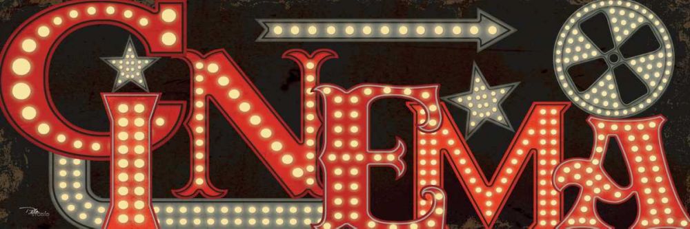 Movie Lights I art print by Pela Studio for $57.95 CAD