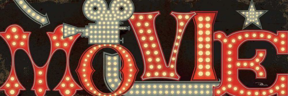Movie Lights II art print by Pela Studio for $57.95 CAD