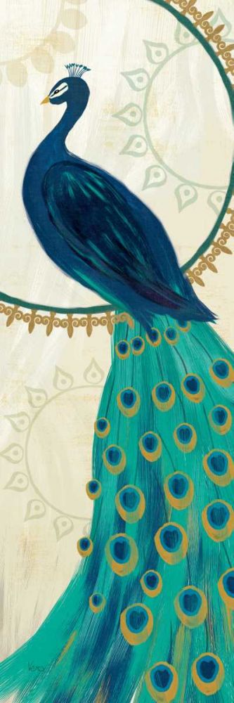 Proud as a Peacock IV art print by Veronique Charron for $57.95 CAD