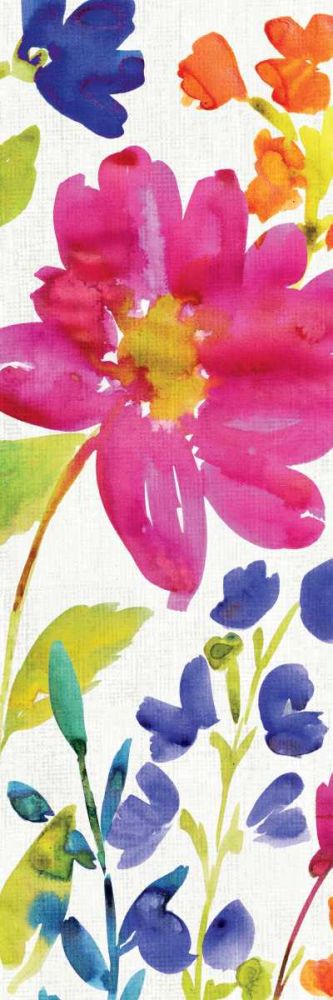 Floral Medley Panel I art print by Wild Apple Portfolio for $57.95 CAD