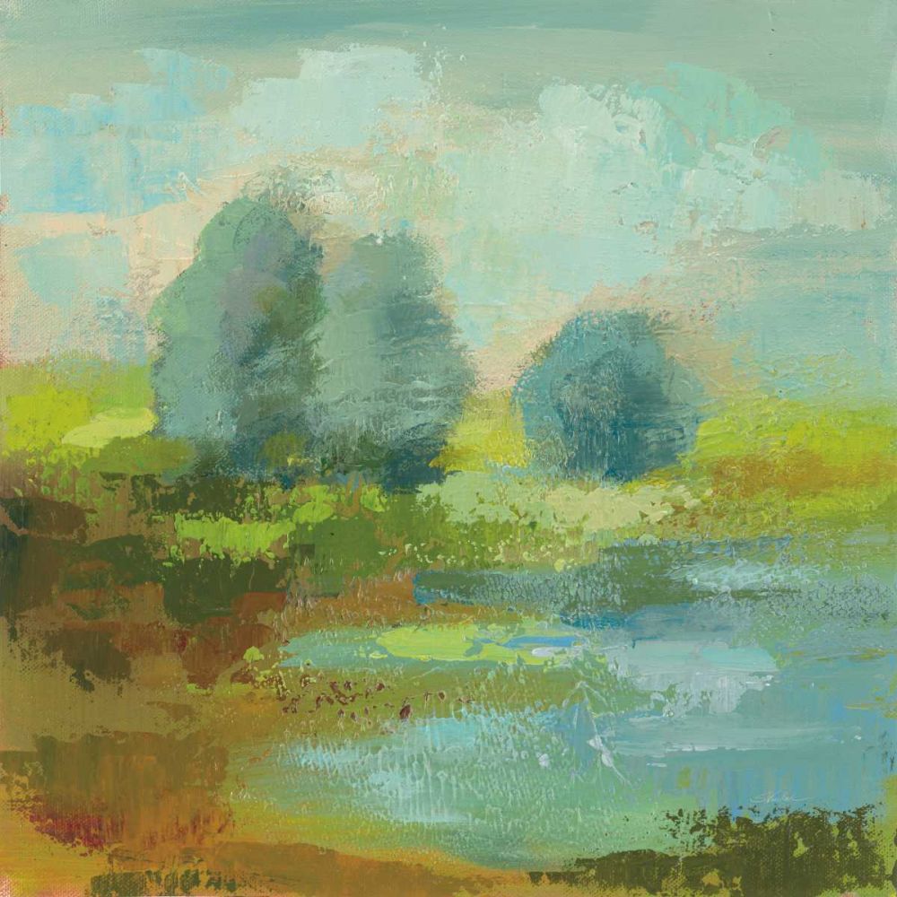 Windsor Blue Field I art print by Silvia Vassileva for $57.95 CAD