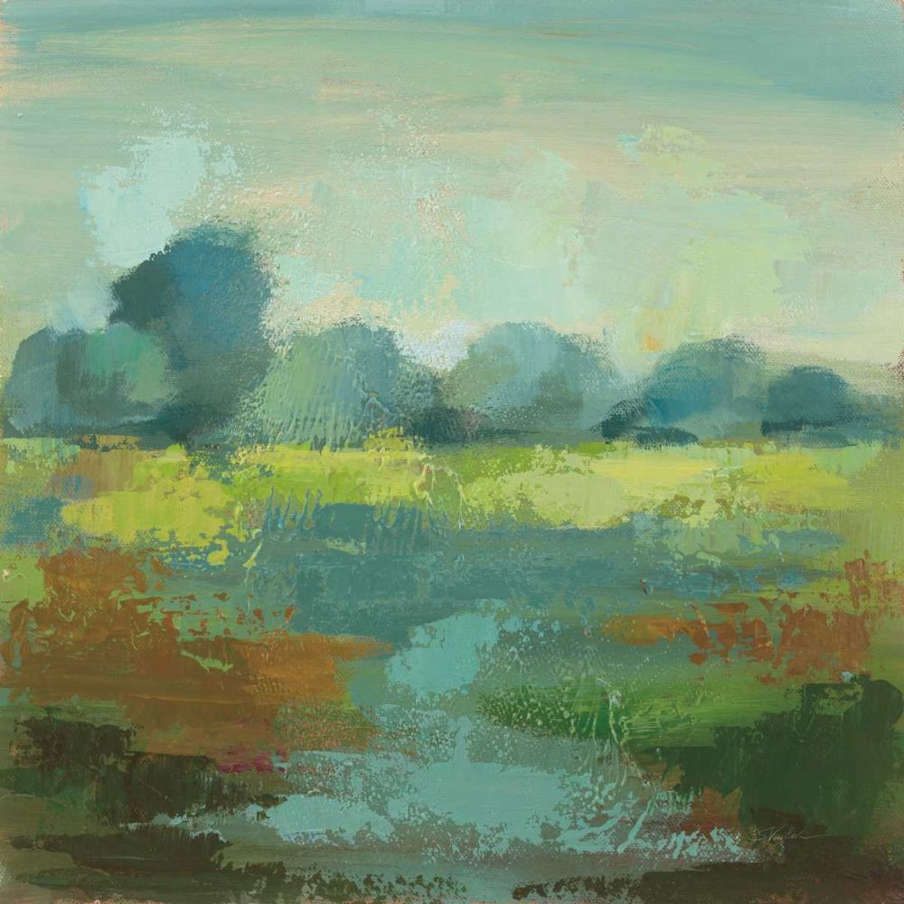 Windsor Blue Field III art print by Silvia Vassileva for $57.95 CAD