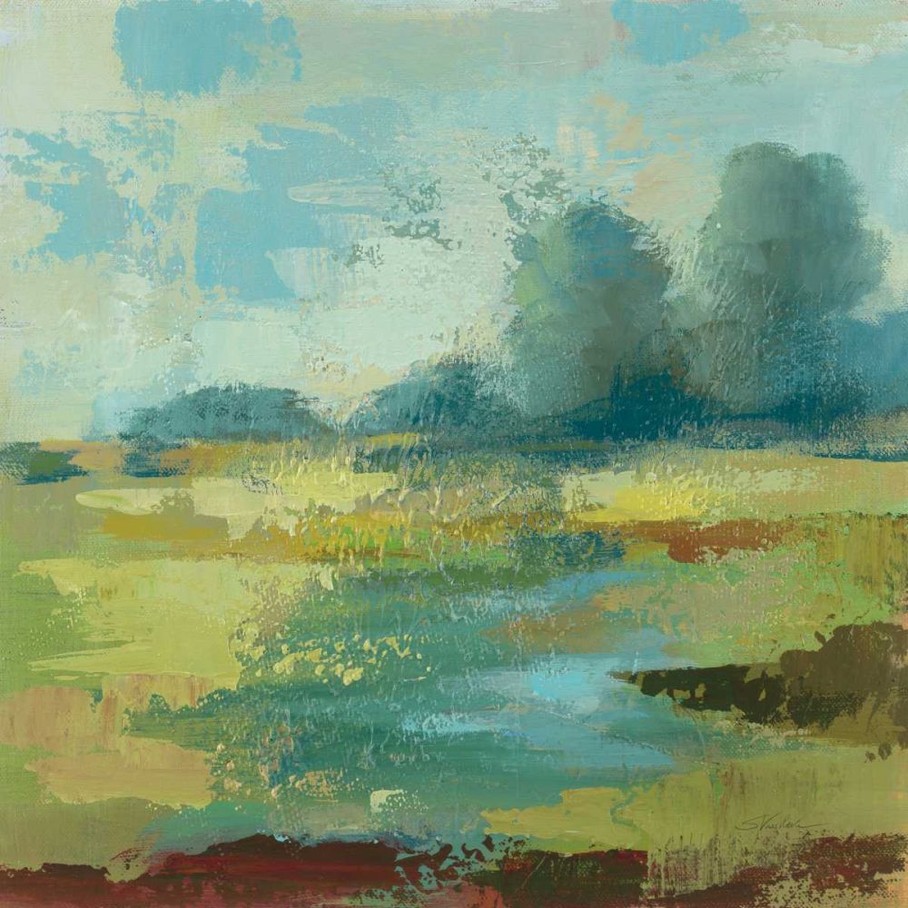 Windsor Blue Field IV art print by Silvia Vassileva for $57.95 CAD