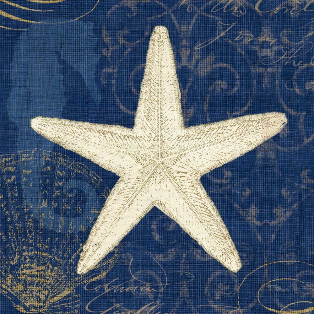 Coastal Moonlight I Teal Center art print by Pela Studio for $57.95 CAD
