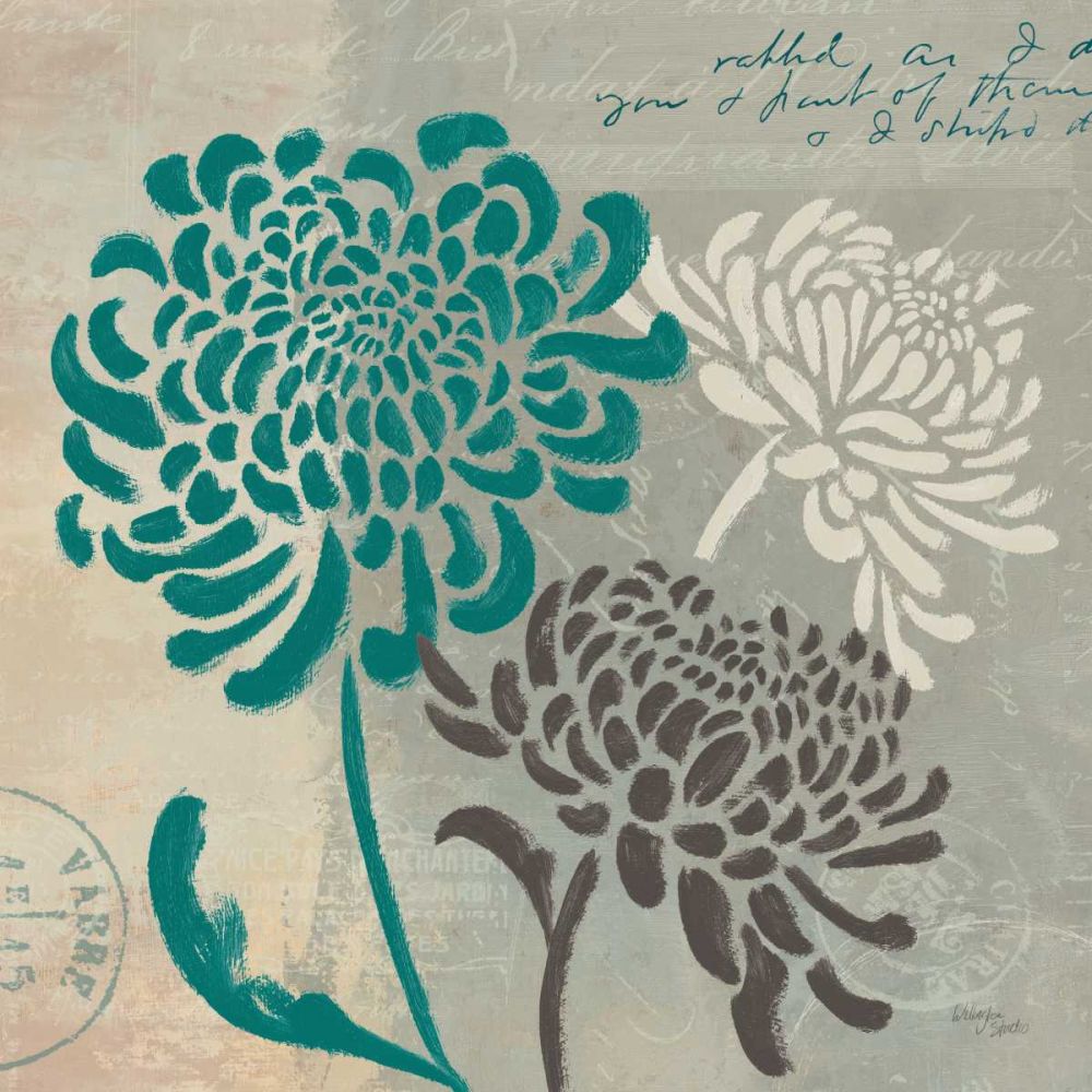 Chrysanthemums I art print by Wellington Studio for $57.95 CAD