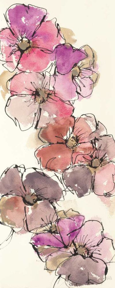 Passion Poppy Panel II art print by Chris Paschke for $57.95 CAD