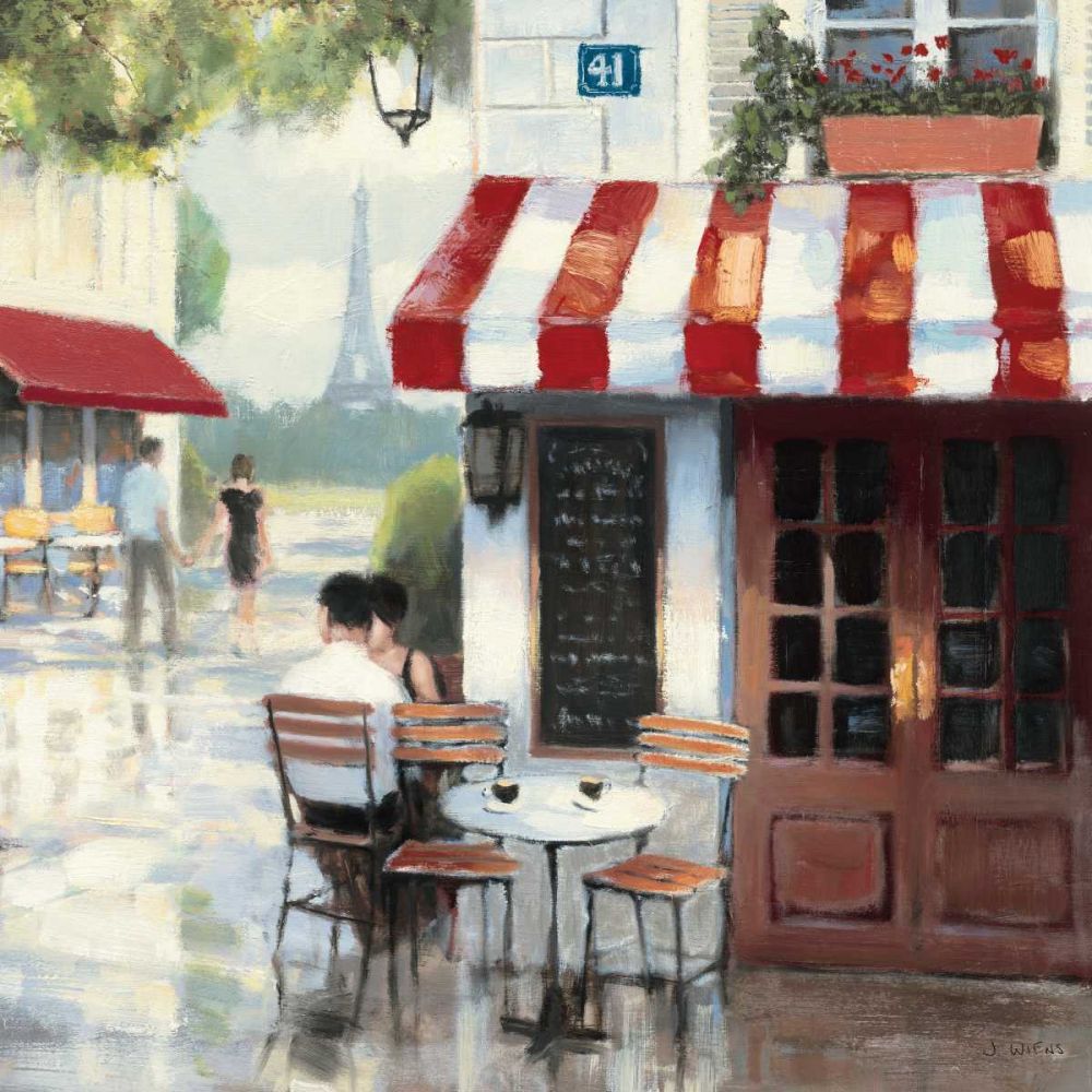 Relaxing at the Cafe II art print by James Wiens for $57.95 CAD