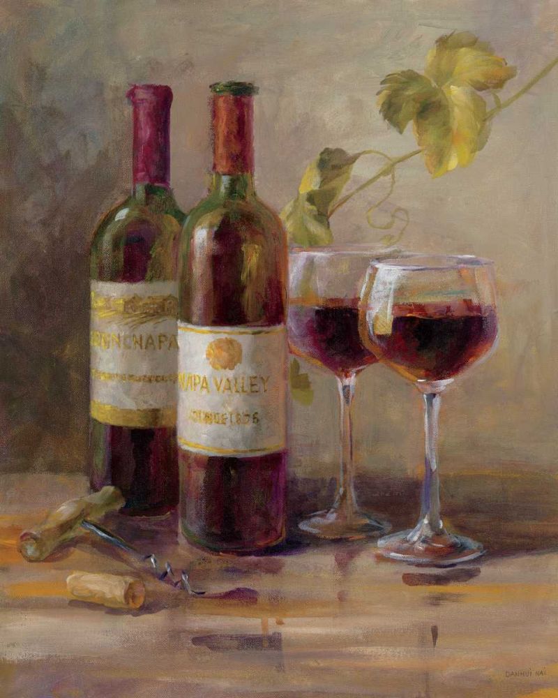 Opening the Wine I art print by Danhui Nai for $57.95 CAD