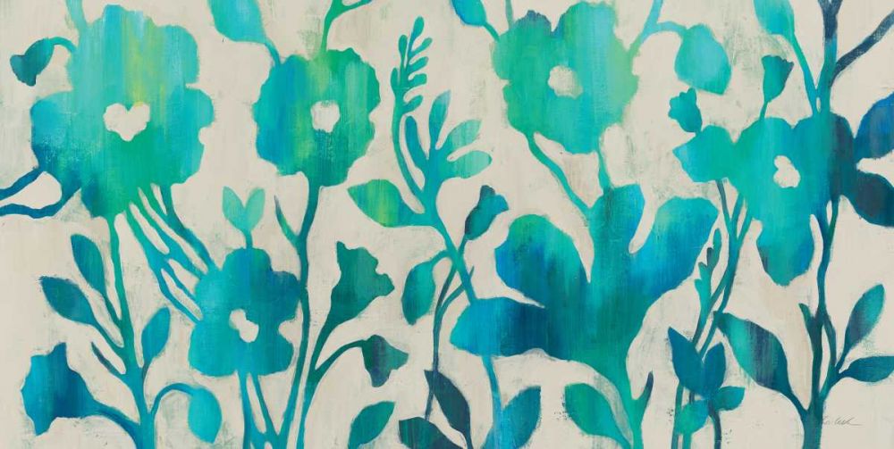 Teal Trio I art print by Silvia Vassileva for $57.95 CAD