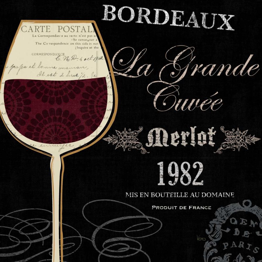 At the Winery I Black art print by Veronique Charron for $57.95 CAD