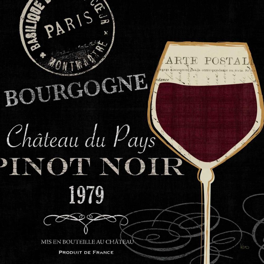 At the Winery II Black art print by Veronique Charron for $57.95 CAD