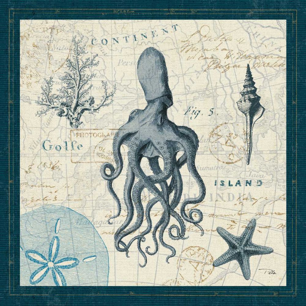 Ocean Life VII art print by Pela ERR for $57.95 CAD