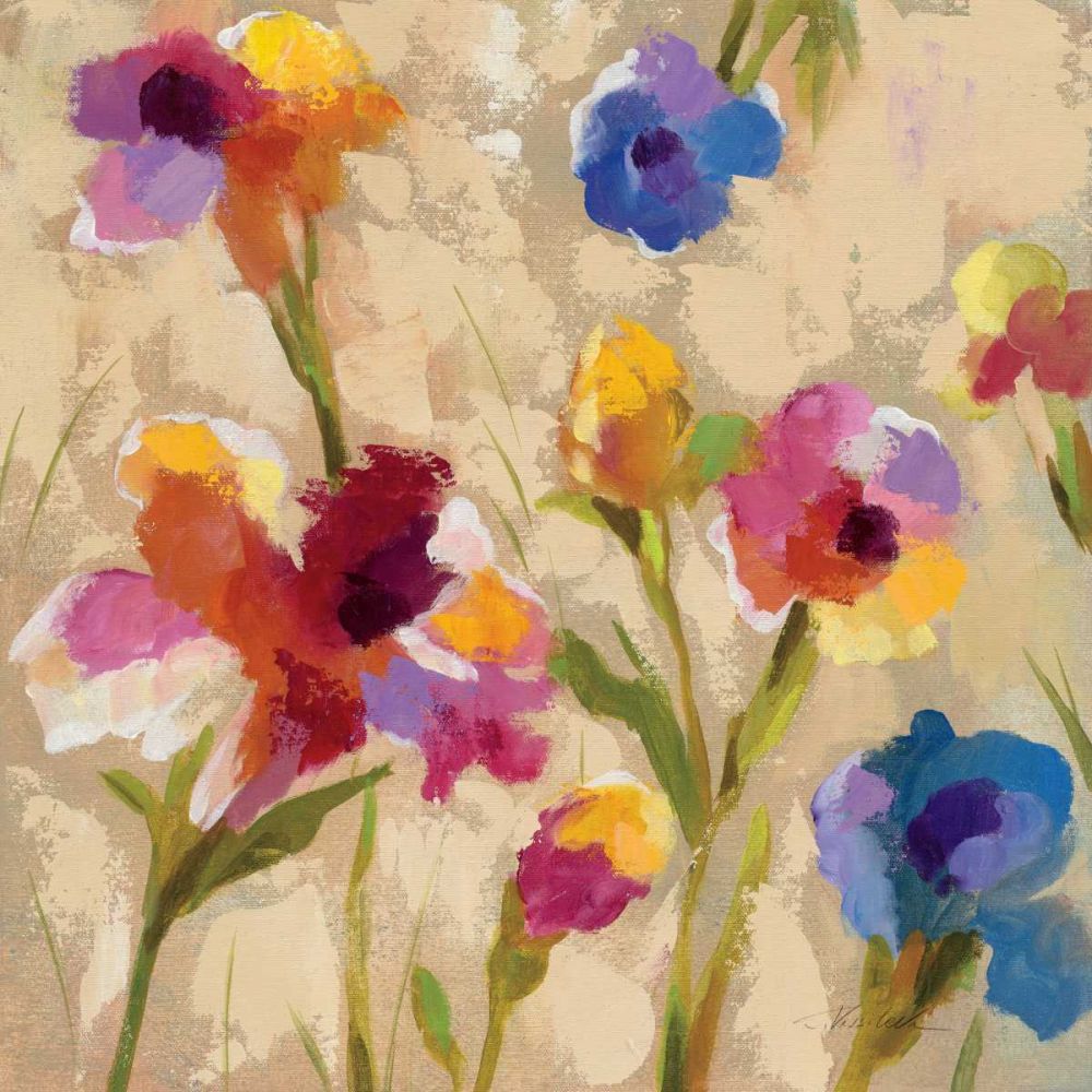 Bold Bright Flowers II art print by Silvia Vassileva for $57.95 CAD