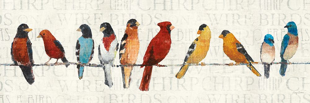 The Usual Suspects - Birds on a Wire art print by Avery Tillmon for $57.95 CAD