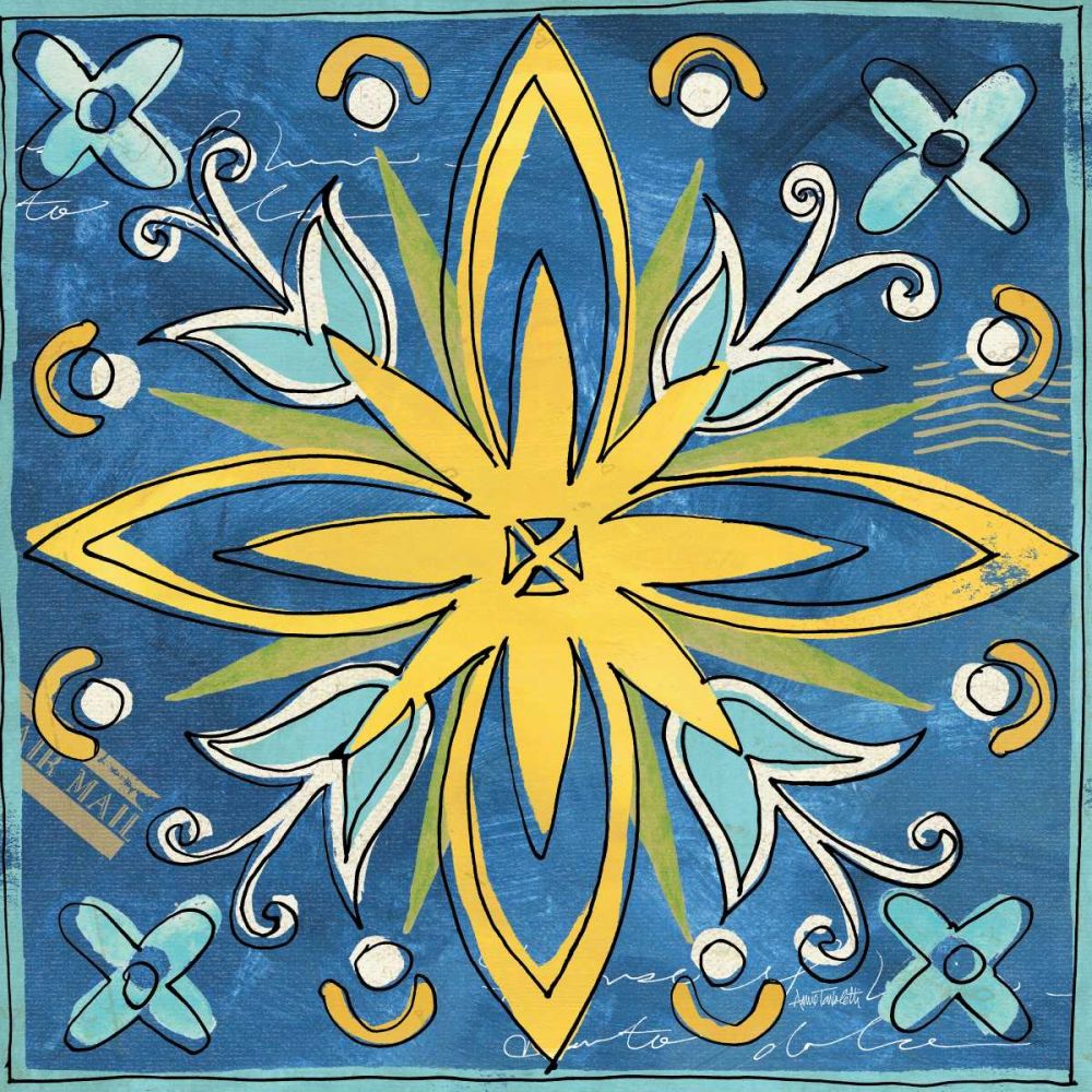 Tuscan Sun Tile I art print by Anne Tavoletti for $57.95 CAD