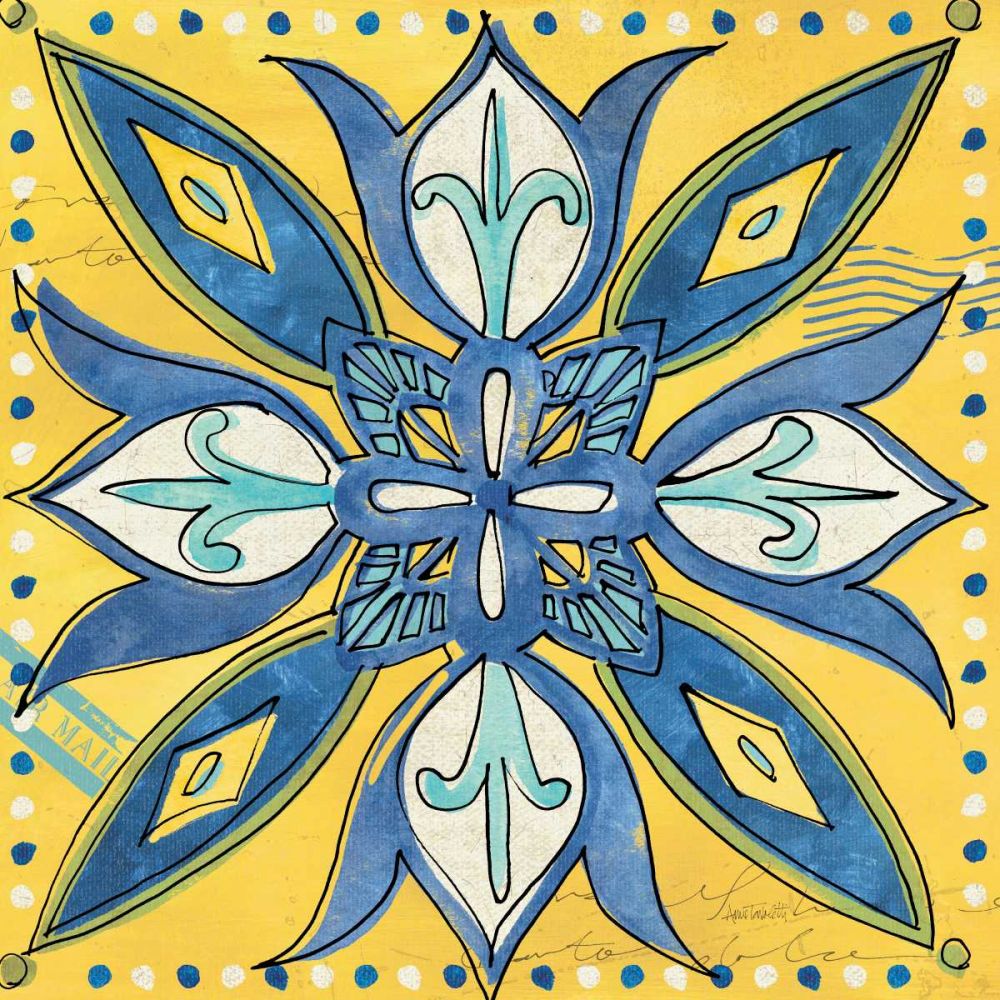 Tuscan Sun Tile II art print by Anne Tavoletti for $57.95 CAD