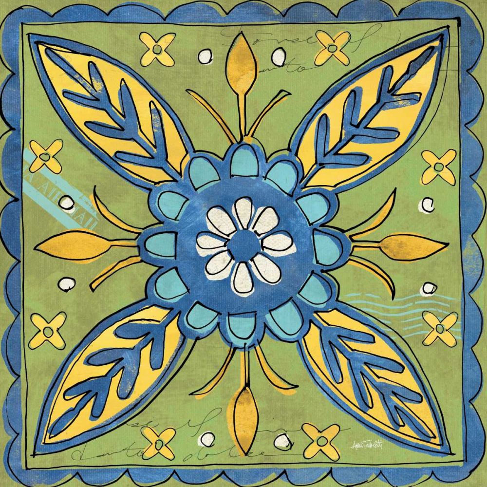 Tuscan Sun Tile III art print by Anne Tavoletti for $57.95 CAD