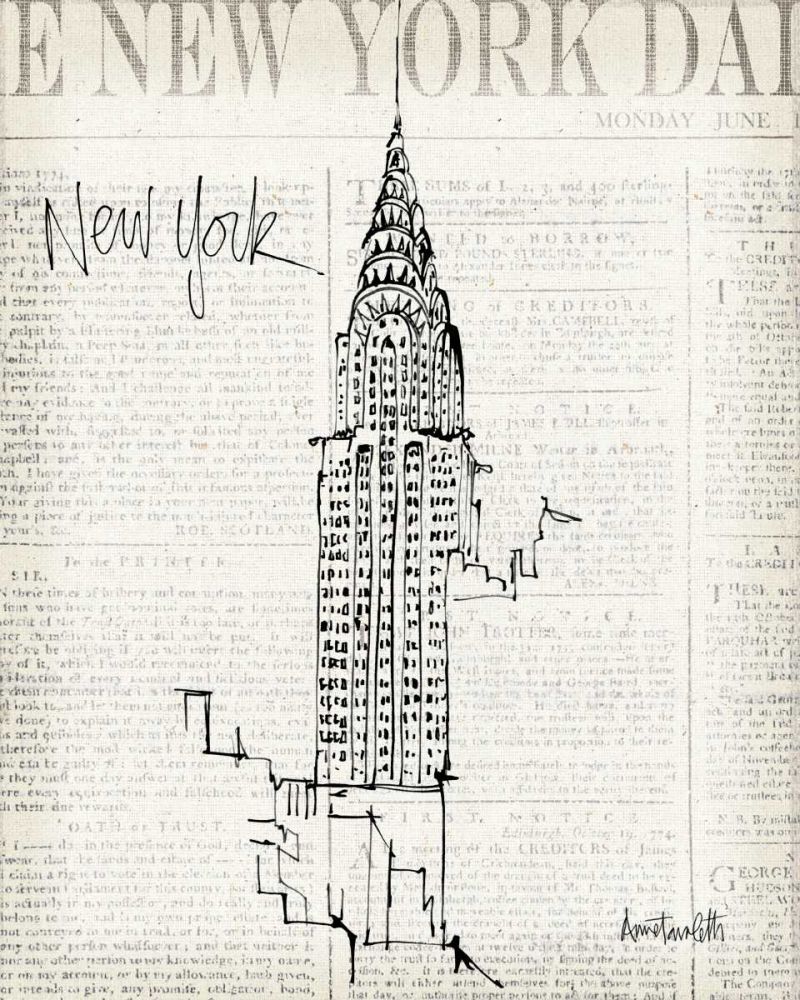 City Sketches I art print by Anne Tavoletti for $57.95 CAD